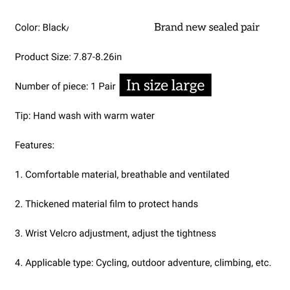 Unisex half finger outdoor activity gloves military hunting workout biking glove - Picture 8 of 8